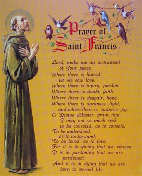 peace prayer of st francis